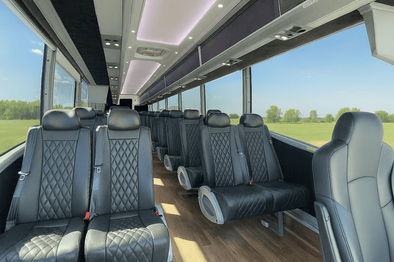 coach bus in Visalia