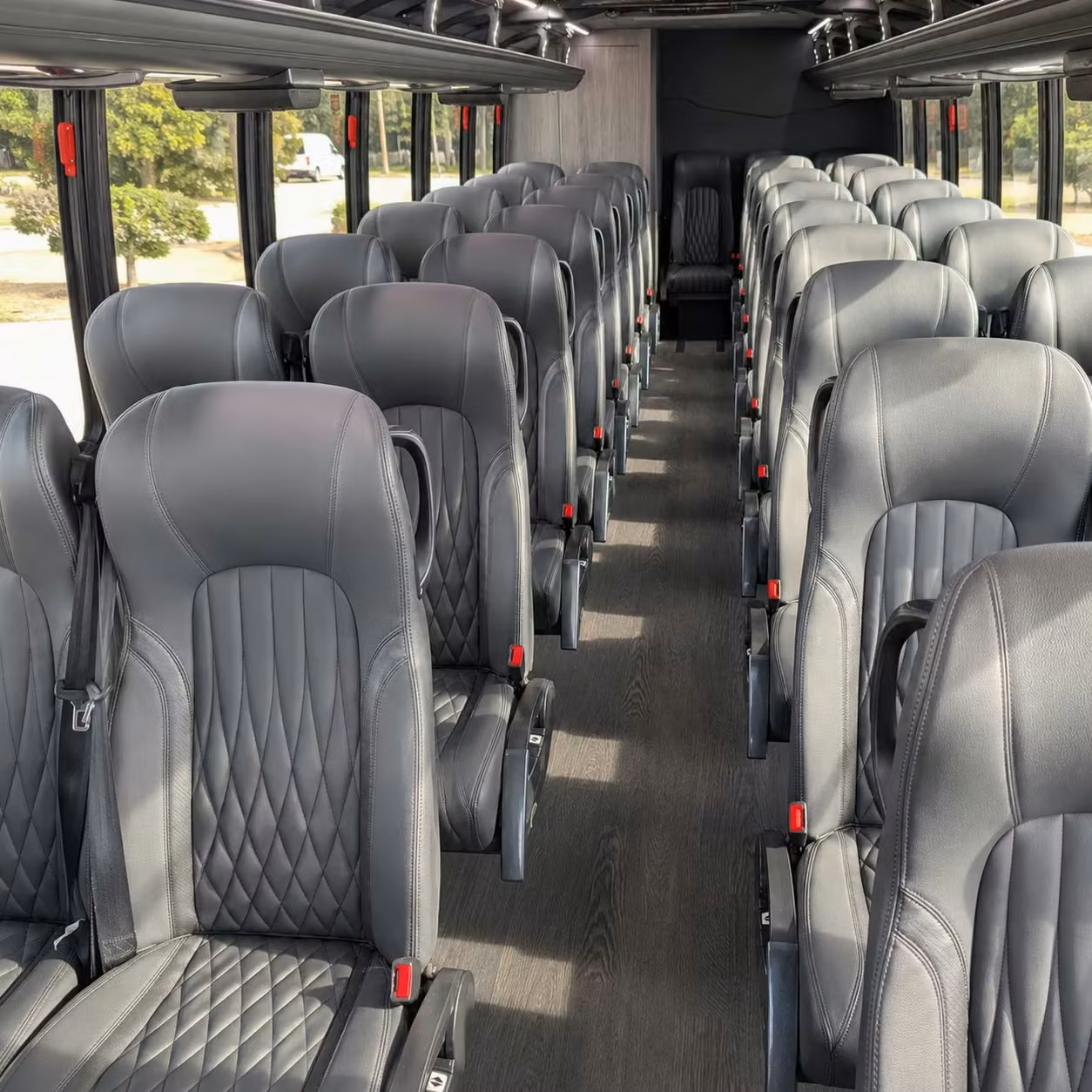 28 passenger minibus interior