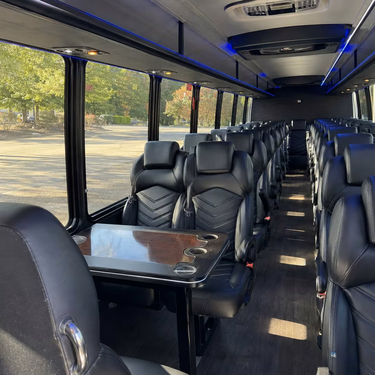 30 passenger minibus inside