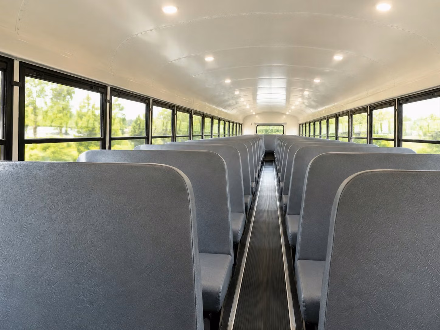 school bus interior