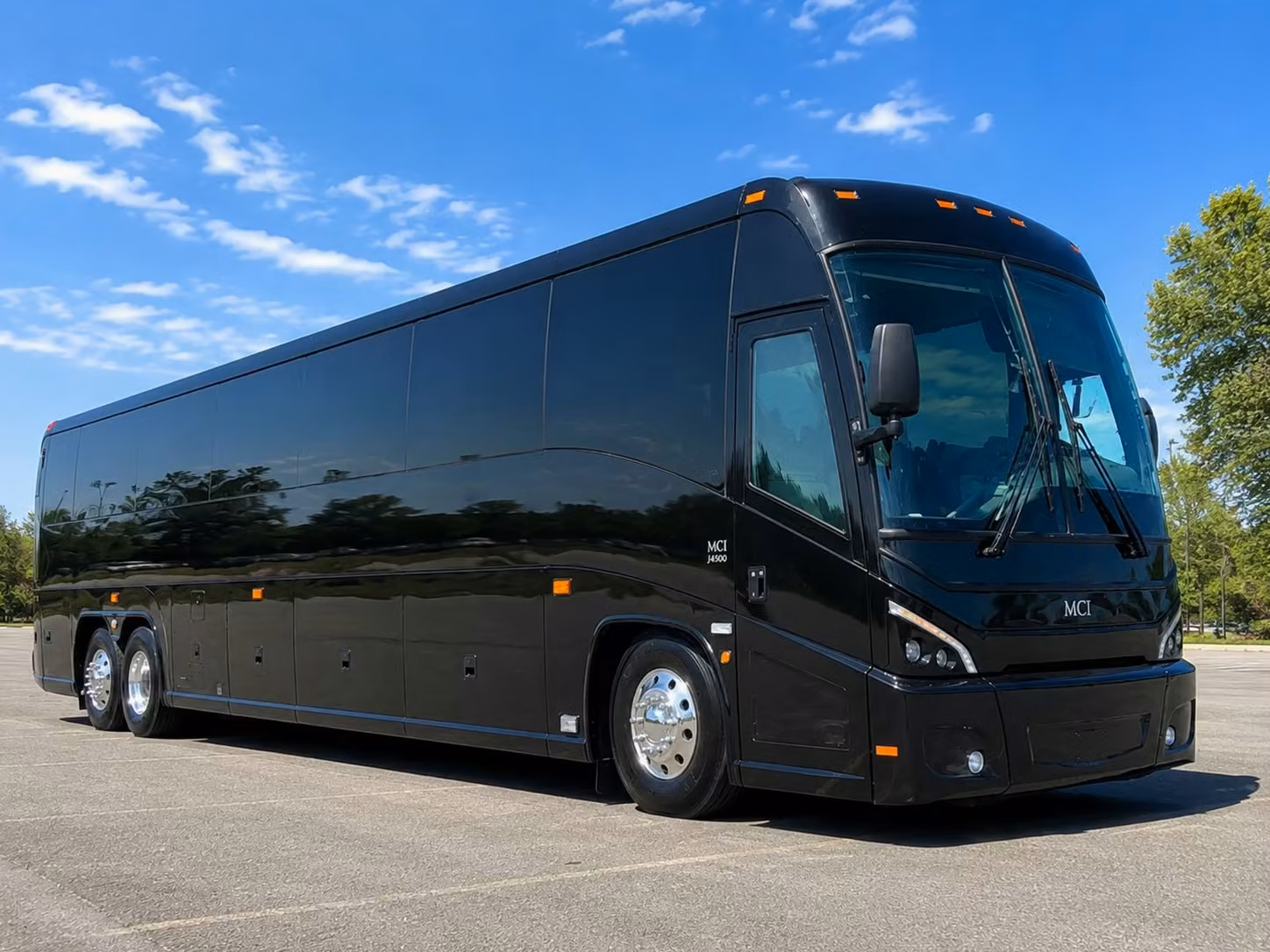 shuttle employees between visalia worksites and remote parking with a corporate commuter bus