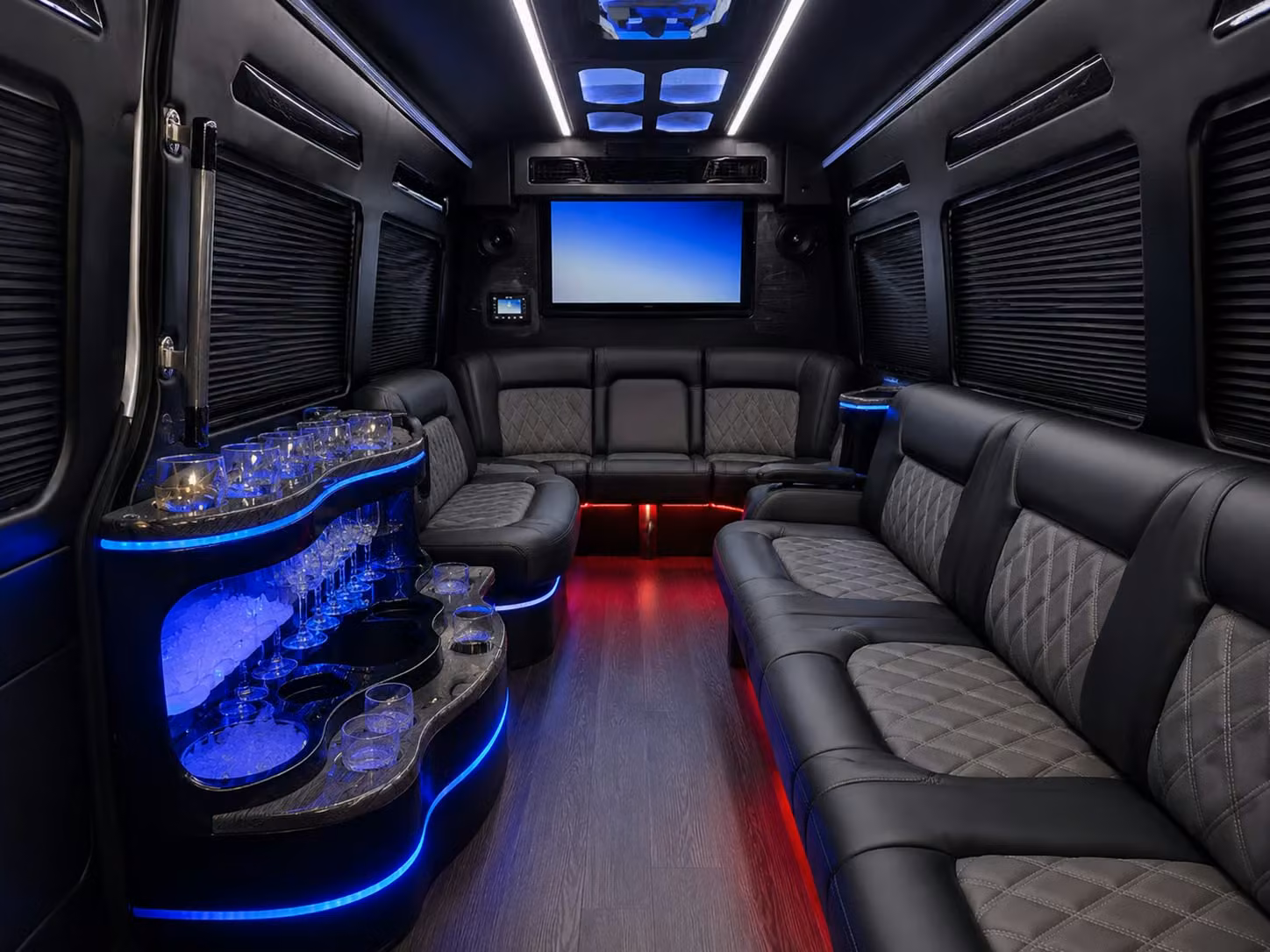 sprinter limousine inside
